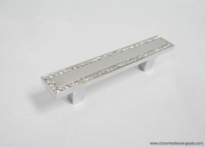 10pcs c64mm x l110mm crystal cabinet glass knobs for furniture hardware [Door knobs|pulls-942]