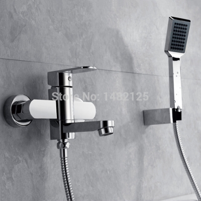 2014 brass chrome wall mounting bathtub faucet