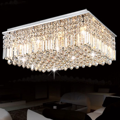 best sell luxury crystal ceiling chandelier modern led lighting bedroom living room lamp diameter 800 * 600mm [crystal-ceiling-2583]