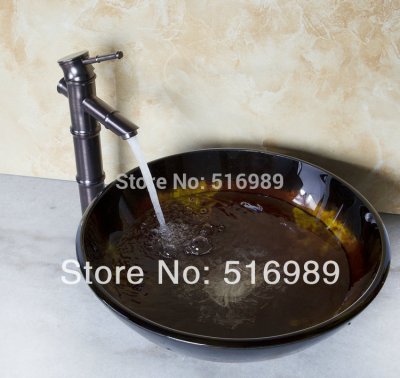 good bamboo oil rubed bronze faucet construction & real estate bathroom basin faucets with drainer glass lavatory basin set