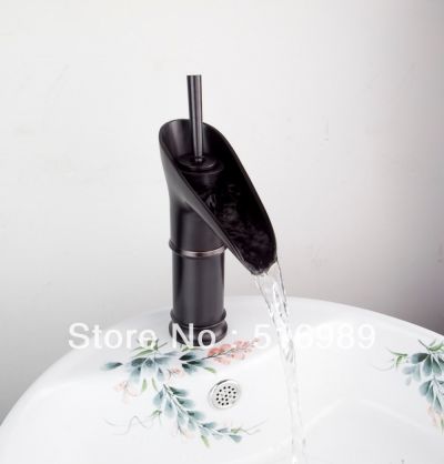 oil rubbed bronze faucet basin bathroom bathtub waterfall mixer tap sink tree678