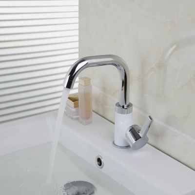 swivel bathroom sinks faucet chrome deck mounted mixer basin tap solid brass bathroom sink faucet 97057