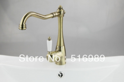antique copper brass swivel kitchen sink bathroom basin mixer tap faucet mak118
