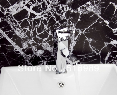 bathroom basin single handle+spray spout+brass body+two hose deck mount wash basin sink vessel torneira tap mixer faucet [bathroom-mixer-faucet-1643]