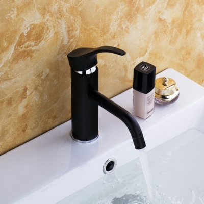 black bathroom chrome /cold mixer water basin kitchen wash basin bath92285-1/1 single handle sink tap mixer faucet [bathroom-mixer-faucet-1676]