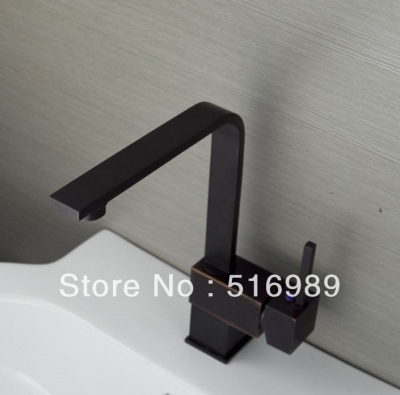 luxury black oil rubbed finish kitchen sink mixer tap faucet sam82