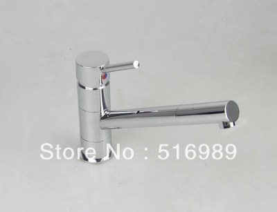 polished chrome brass swivel kitchen faucet 360 degree rotating kitchen mixer tap mak201
