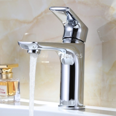 single lever chrome brass basin faucet torneira