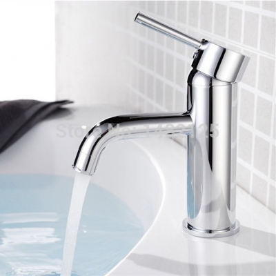 smart brass single handle bathroom faucet [basin-faucet-145]