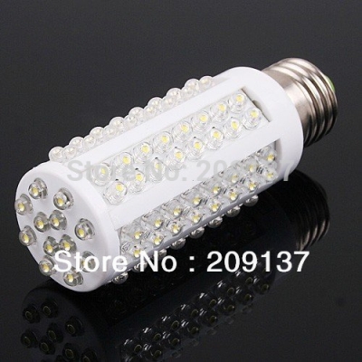 ultra bright e27 7w 110v-240v 108 led light bulb corn light led lamp,