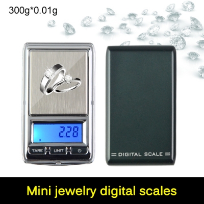 0.01g x 300g mini lcd digital jewelry scale mini pocket weighing scales balance 1pcs