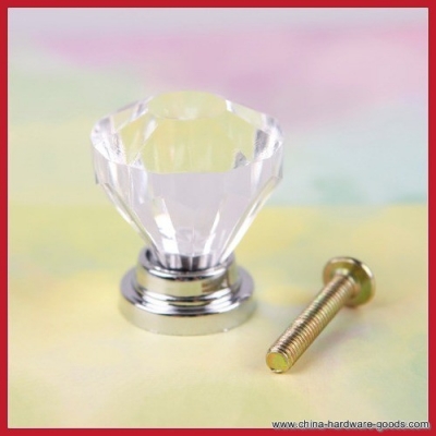 assurance discoutine 1pc 26mm crystal cupboard drawer diamond shape cabinet knob pull handle #04 save up to 50% secure [Door knobs|pulls-87]