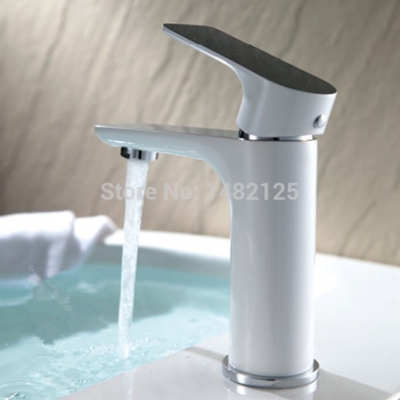 brass chrome single lever painted basin faucet [basin-faucet-15]