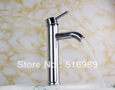 chrome stream spout deck mount wash basin sink vessel torneira tap mixer faucet tree170 [bathroom-mixer-faucet-1700]