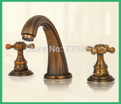 high-grade classic dual swivel handles bathroom basin faucet cold mixer water tap for bathtub washing hydrovalve