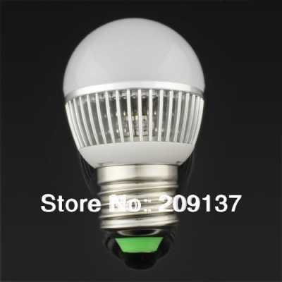 high power 6w led bulb bulbs 3x3w e27 85-265v led lights downlight ball lamp