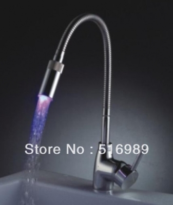 3 color led bathroom basin and kitchen sink mixer tap faucet ct61