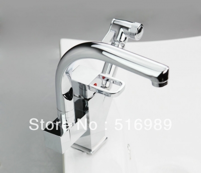 360 degree swivel kitchen tap faucet pull out chrome polished basin mixer brass tree2