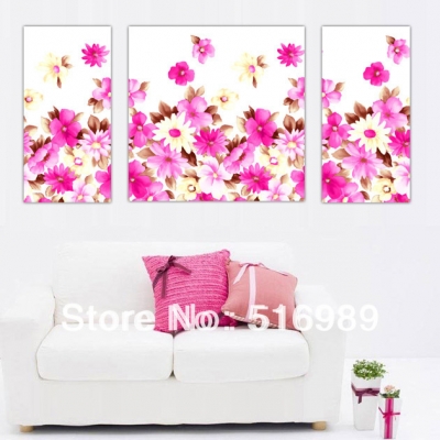 3pcs flower decorative 24 x 36" oil painting canvas art wall decor modernbree 006