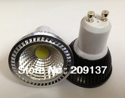 5w cob gu10 e27 gu5.3 led spotlight bulbs 60 degree ce & rohs 2 years warranty-