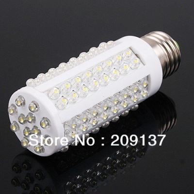 7w warm white/white led lighting ac110-240v 108 led e27 led bulb lamp corn light bulb