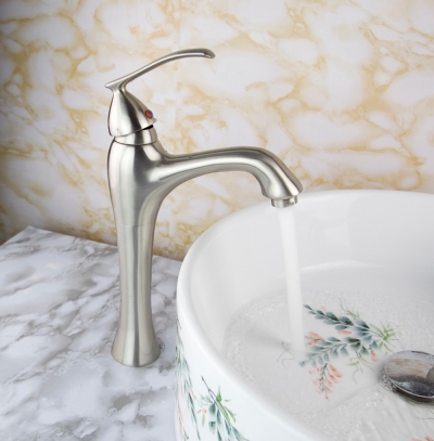 brushed nickel faucet bath basin mixer tap bathroom tap bath faucets tap toilet basin faucets hj-6621