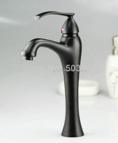 e-pak 8649-4/5 tall new brand oil rubbed bronze solid brass deck mount bathroom basin sink spray mixer taps vanity faucet