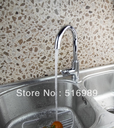 flexible 36 swivel spout polished chrome faucet bathroom kitchen sink tap tap tree790