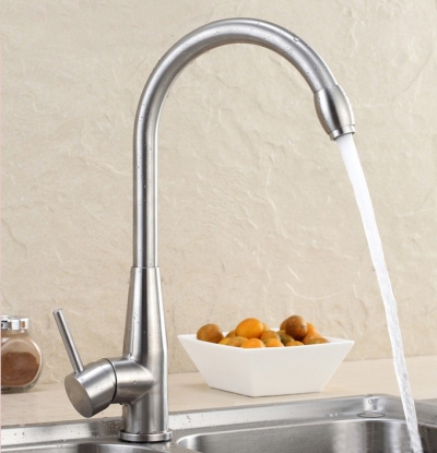 sus304 stainless steel kitchen tap and cold faucet kitchen sink mixer