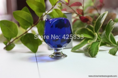 10pcs glass rose pulls drawer crystal modern closet furniture rose flower handles bulk price