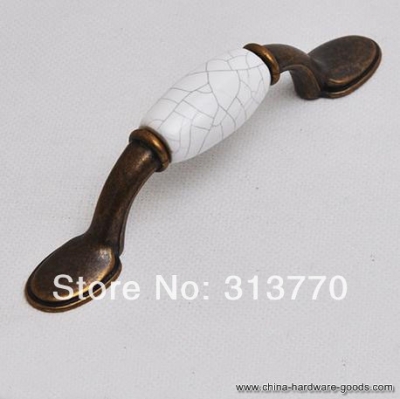 76mm ceramic desk drawer handle furniture handle