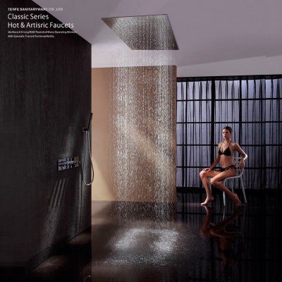 basons tentorial waterfall concealed shower luxury wall shower 8005a torneira