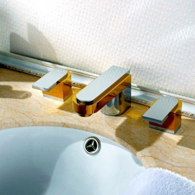chrome handles deck mounted and cold mixer bathroom els faucet for basin torneira banheiro torneiras copper tap