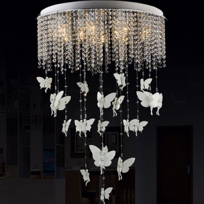 crystal chandelier lamp living room led lights restaurant creative angel lighting