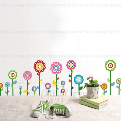 e-pak hello qt13 living room decor flowers mural removable craft art wall sticker decal