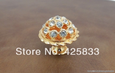 golden diamond crystal knobs kitchen cabinet hardware drawer pulls dresser handles jewelry box drawer pulls
