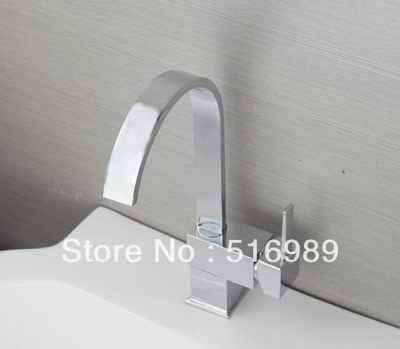 single handle deck mount chrome faucet mixer tap 4 kitchen & bathroom zxcln061643