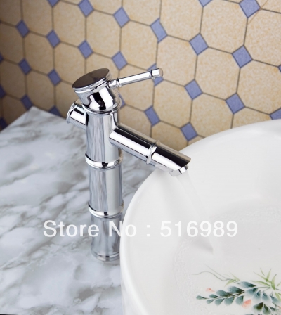 single handle deck mounted brass chrome bathroom basin/sink faucet mixer taps tree280