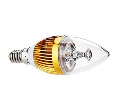 10pcs/lot corn bulb e14 3w 260lumes natural white and warm white led light led candle lamp (85-265v)dimmable