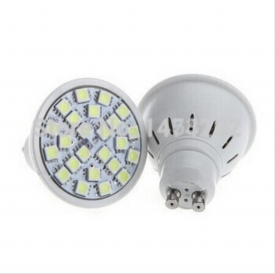 1pcs led lamps 220v 5w gu10 5050 smd 24leds led light spot lights white zm00376/zm00377