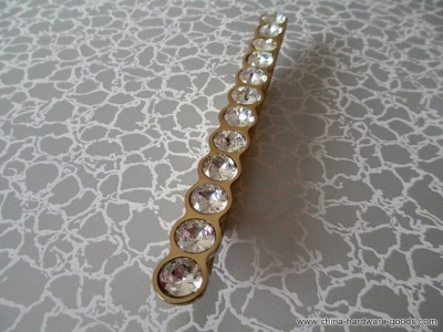 2.5 " (64 mm)glass crystal dresser pull drawer pulls handles knobs gold silver clear handle hardware