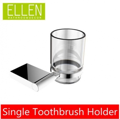 bathroom tumble holder single toothbrush holder bathroom cup holder for bathroom hardware [tumble-holder-amp-soap-dish-8911]