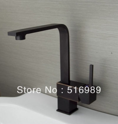 black oil rubbed bronze brand whole/retail polished brass water kitchen faucet swivel spout vessel sink mixer tap su182
