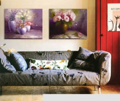 canvas no framed. modern hand-painted art oil painting wall deco(no frame) 2pcs jh597 [painting-7689]
