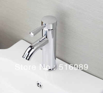 /cold water deck mount bathroom mount single hole chrome finish faucet waterfall tap 21luo
