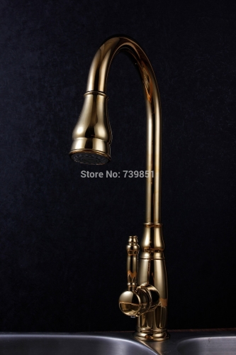 gold-plated deck mounted cold mixer single holder single hole ceramic plate spool kithcne sink faucet torneira cozinha