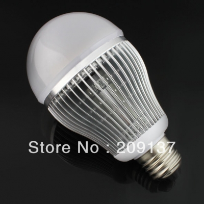 whole - high power cree 12w cob led bulb bulbs e27 85-265v led lights downlight ball lamp for