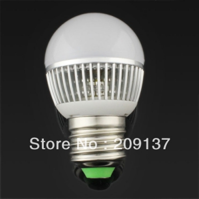 3*3w 9w e27 led bulb dimmable energy saving lamp light white\warm light 85v-260v ce rohs