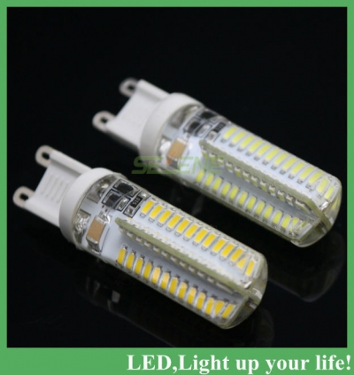 5pcs mini g9 7w led lamp 3014 96led smd ac 200v 240v led corn bulb crystal chandelier cob spot light