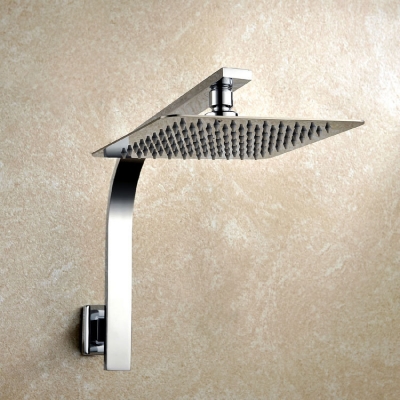 8 inch 20cm*20cm square stainless steel ultra-thin head shower with arm top shower with shower pipe th009-4